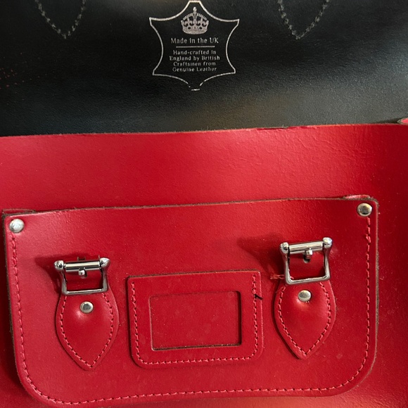 The Leather Satchel Co Womens Burgundy Leather Large Sporran  The Leather Satchel Co. Red Crossbody Satchel